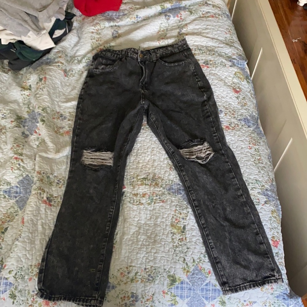 Faded Black Jeans